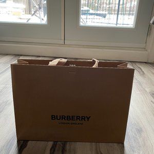Large Burberry Shopping Bag